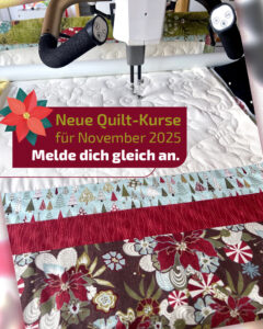 Quilt, Weihnachten, Kurs, November, Weihnachtsstern